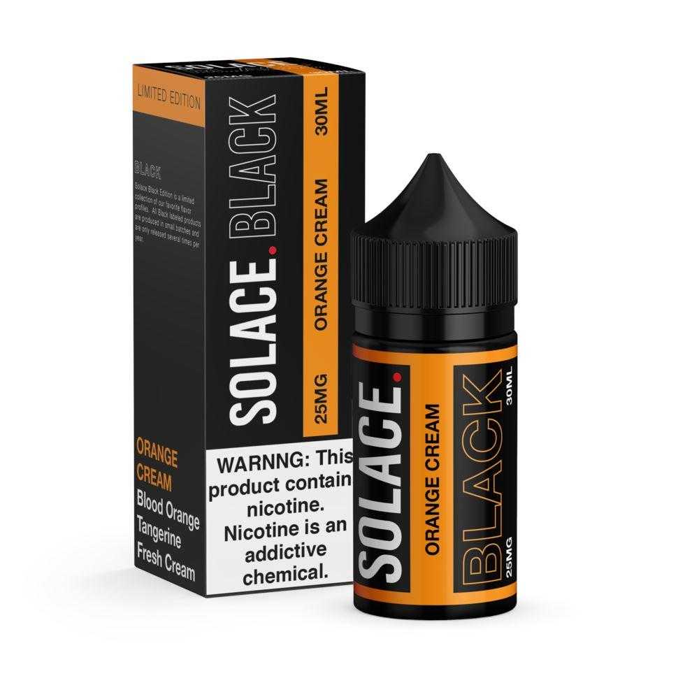 SOLACE BLACK | Orange Cream 30ML eLiquid *CLEARANCE*