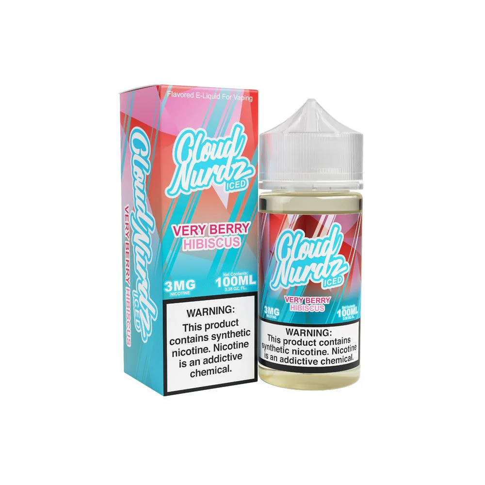 Very Berry Hibiscus Iced Cloud Nurdz TFN 100mL