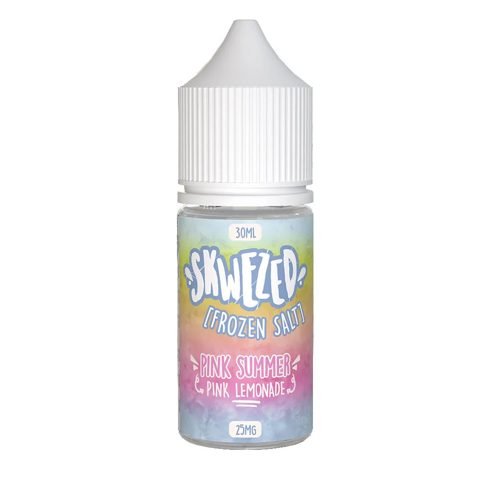 Frozen Pink Summer (Pink Lemonade Ice) by Skwezed Salt Series E-Liquid 30mL (Salt Nic)