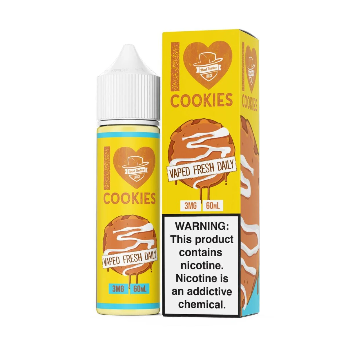 I Love Cookies by Mad Hatter I Love Series E-Liquid 60mL (Freebase)