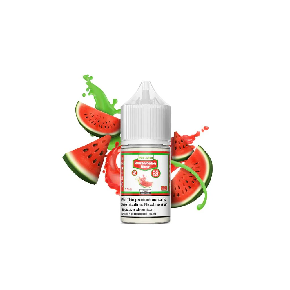 Watermelon Blast Salt by Pod Juice E-Liquid 30mL