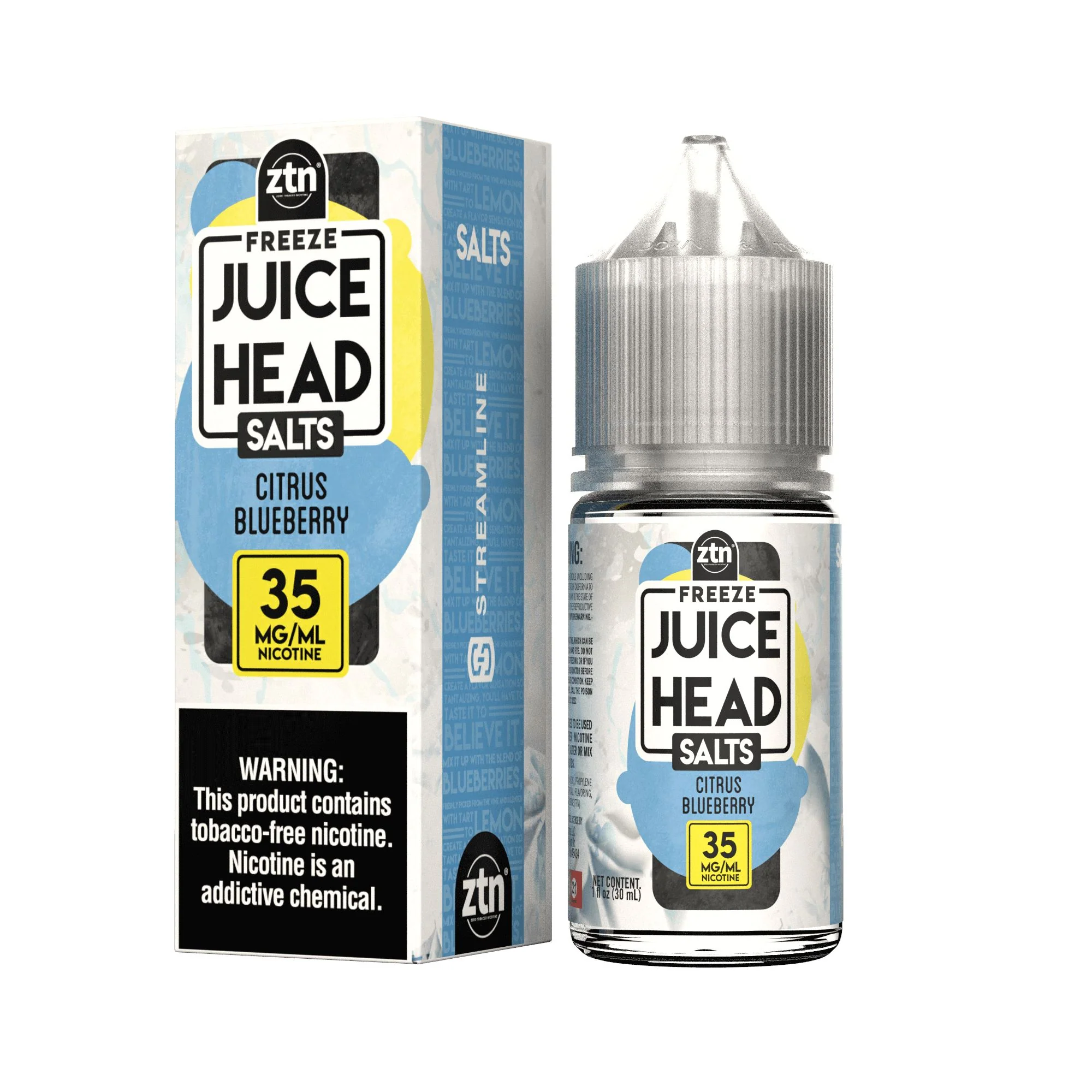 Blueberry Lemon Freeze Juice Head Salts (ZTN) E-Liquid