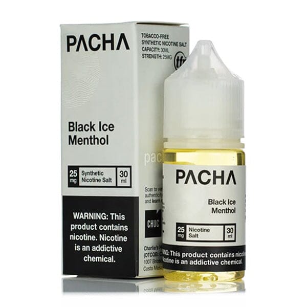 Black Ice Menthol by Pachamama Salts TFN Series E-Liquid 30mL (Salt Nic)