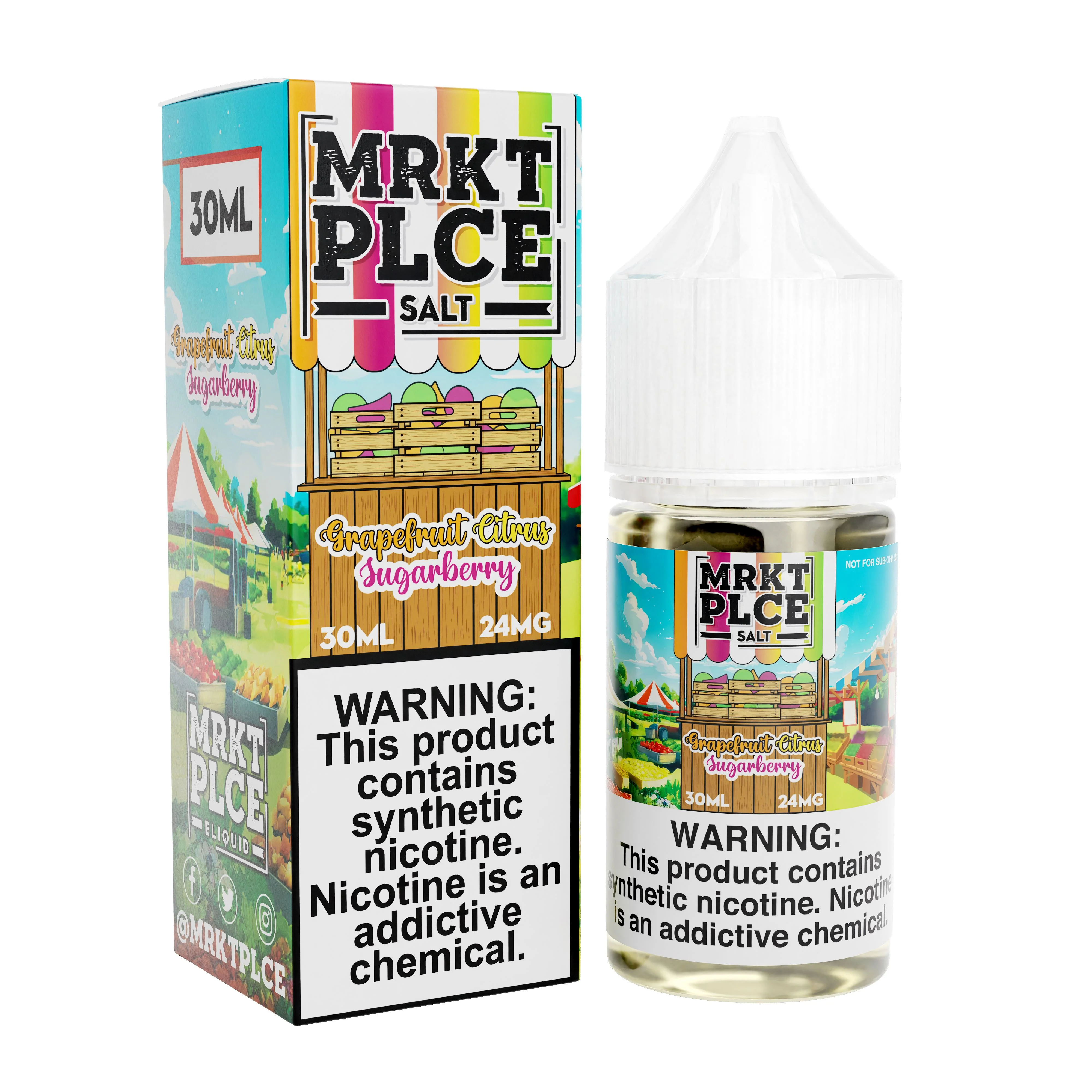 Grapefruit Citrus Sugarberry by MRKT PLCE Salts 30mL