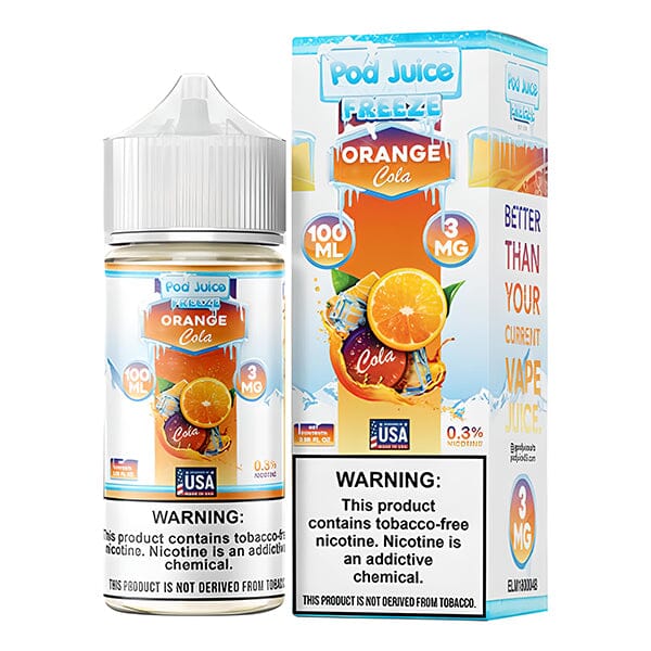 Orange Cola Freeze | Pod Juice Series E-Liquid 100mL | 100mL