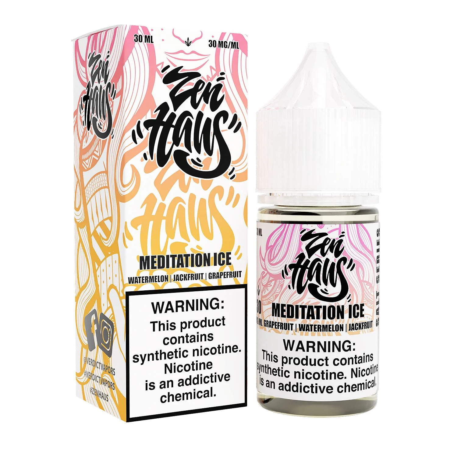 Meditation ICE  by ZEN HAUS SALTS E-Liquid 30ml