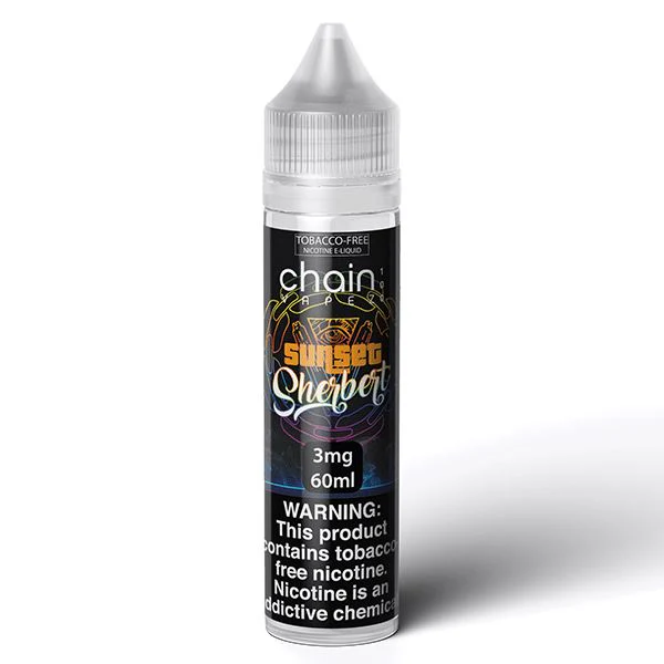 Sunset Sherbert by Chain Vapez Series E-Liquid 120mL (Freebase) | 60mL 2-Pack