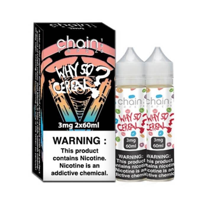 Why So Cereal by Chain Vapez Series E-Liquid 120mL (Freebase) | 60mL 2-Pack