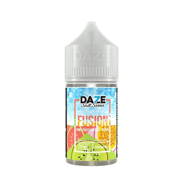 Kiwi Passion Guava Iced 7Daze Fusion Series Salt Nic E-Juice 30mL