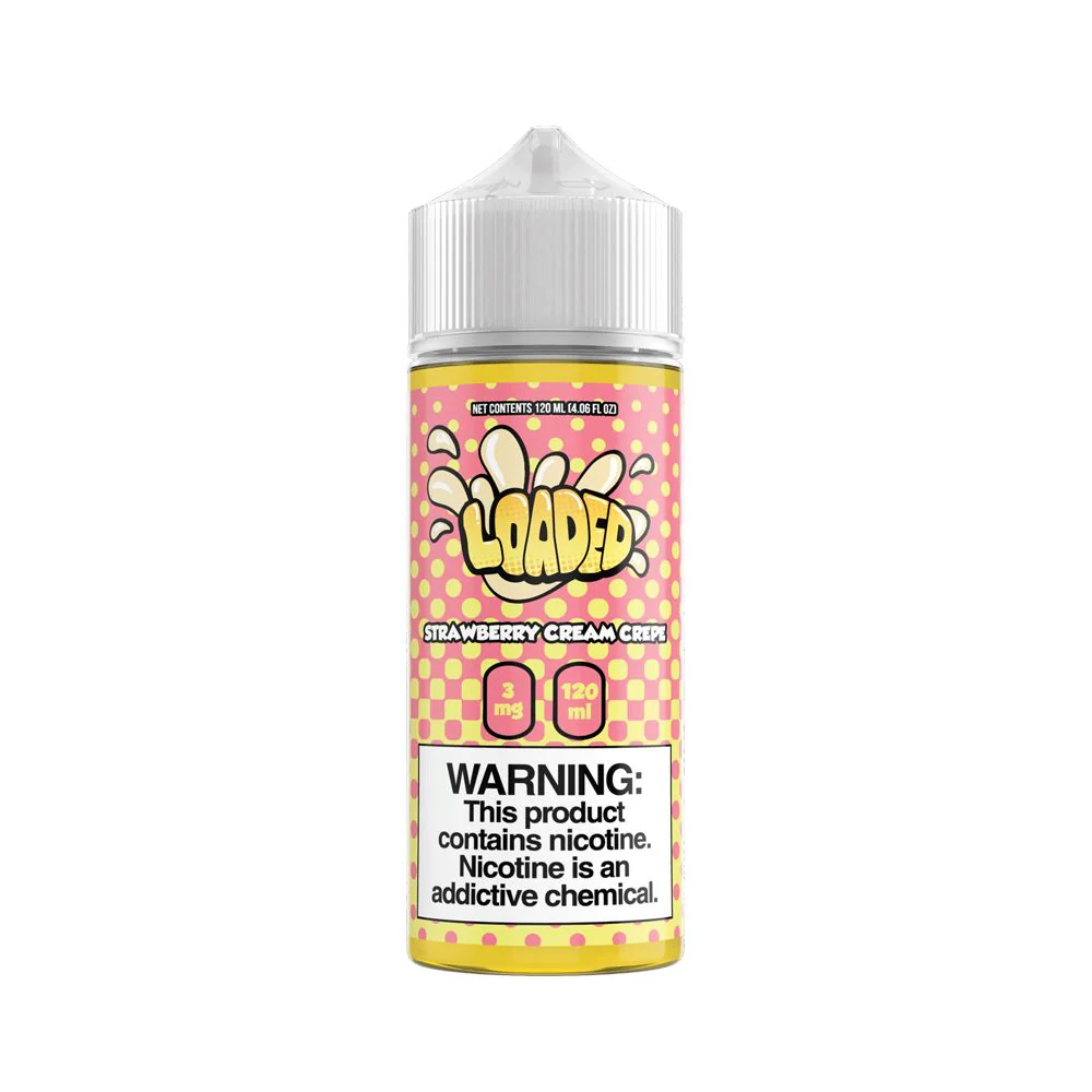 Strawberry Cream Crepe by Loaded Series 120ml