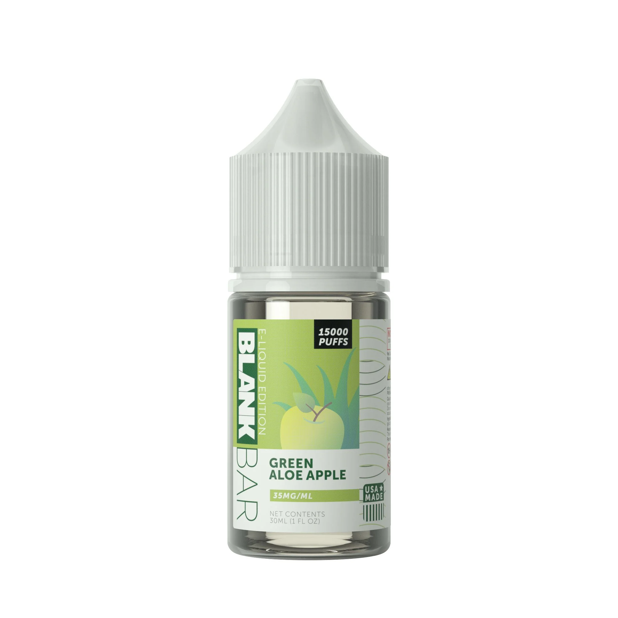 Green Aloe Apple | Blank Bar 15000 Puff Juice Salt Series | 30mL