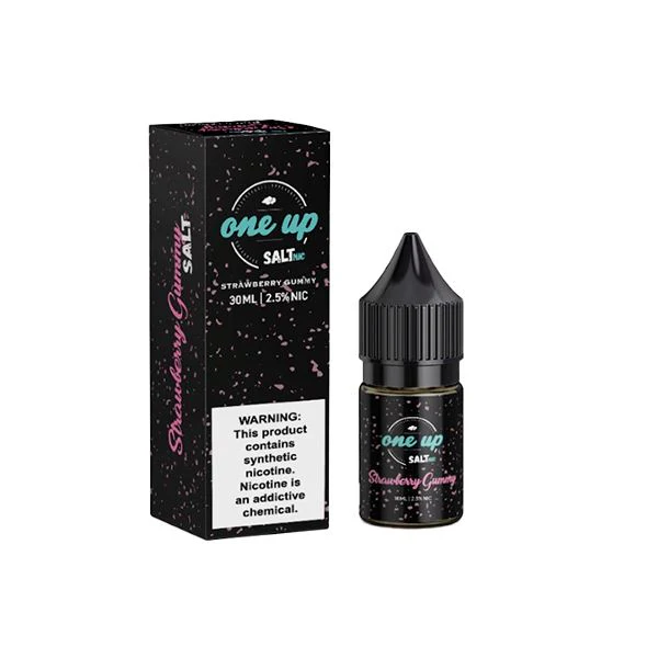 Strawberry Gummy by One Up TFN Salt Series E-Liquid 30mL (Salt Nic)