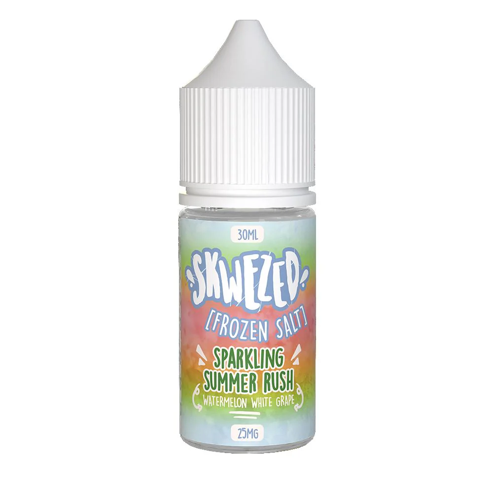 Frozen Sparkling Summer Rush (Watermelon White Grape Ice) by Skwezed Salt 30ml