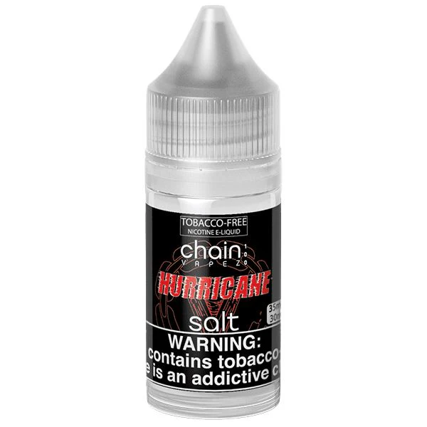 Hurricane by Chain Vapez Salt Series E-Liquid 30mL (Salt Nic)