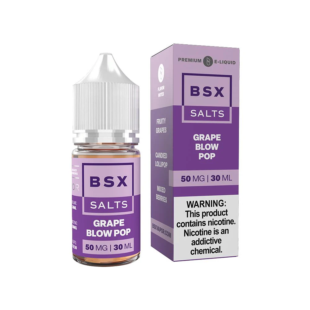 Grape Blow Pop | Glas BSX TFN Salts | 30mL