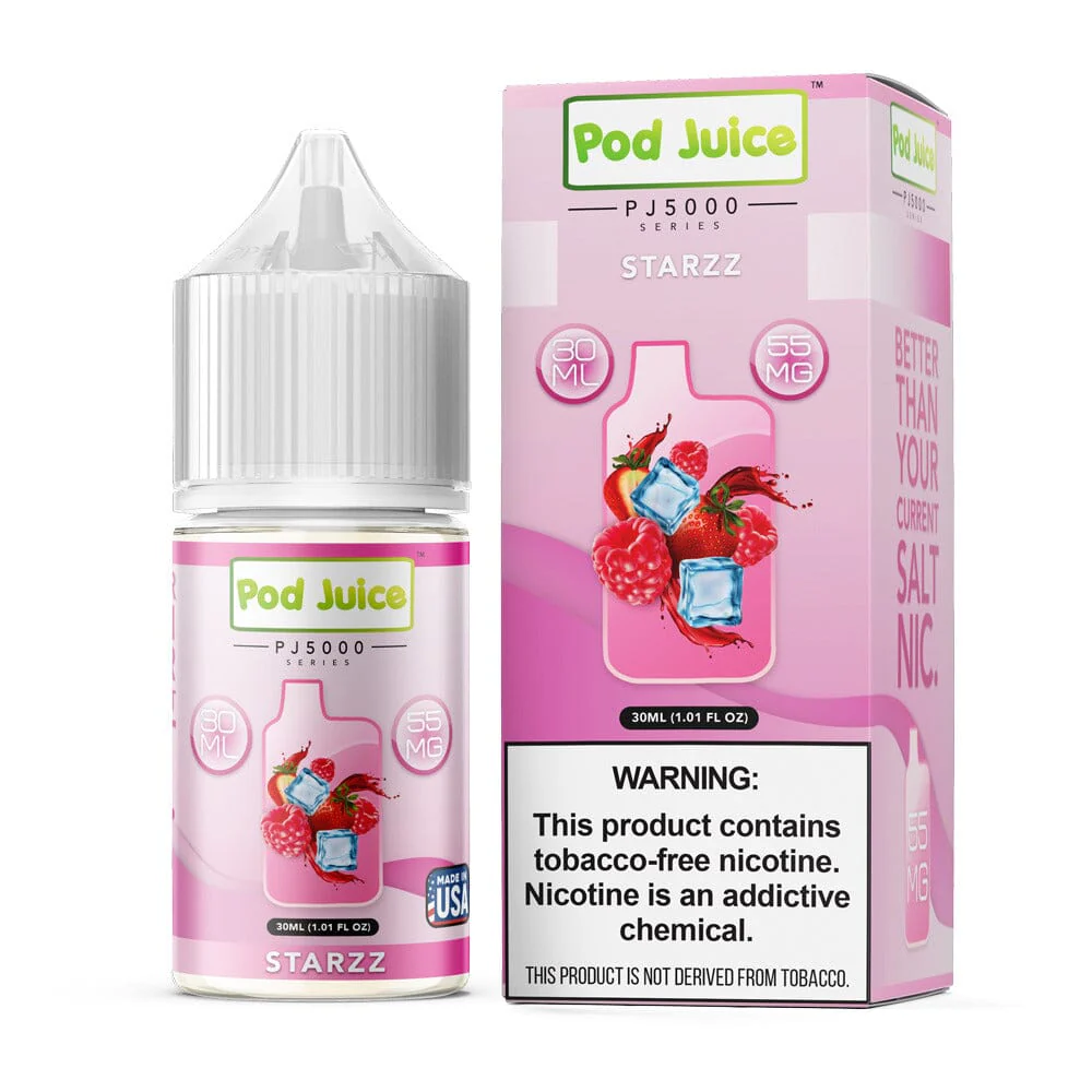 Starzz by Pod Juice TFN PJ5000 Salt Series E-Liquid 30mL (Salt Nic)