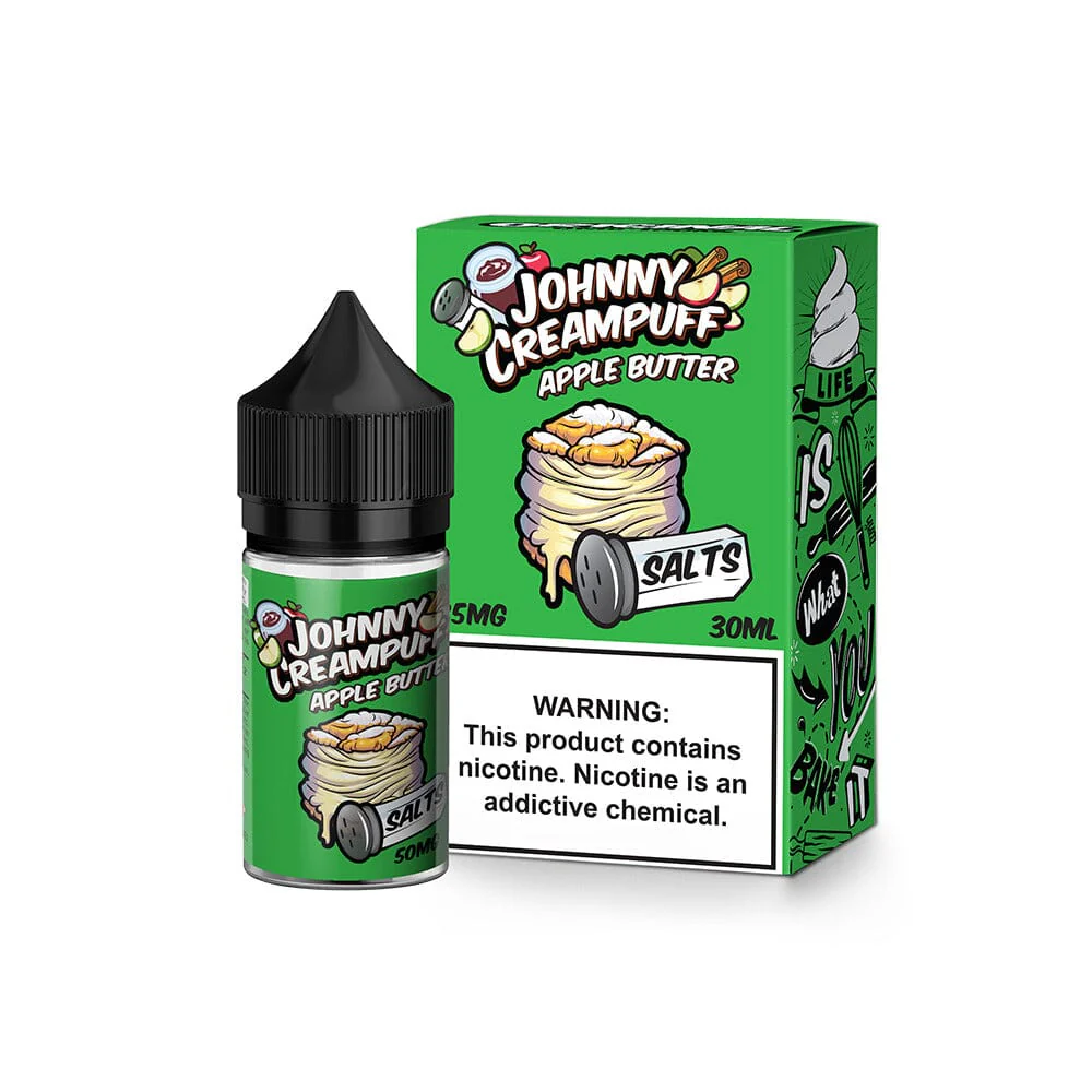 Apple Butter by Tinted Brew Johnny Creampuff TFN Salts Series E-Liquid 30mL (Salt Nic)L
