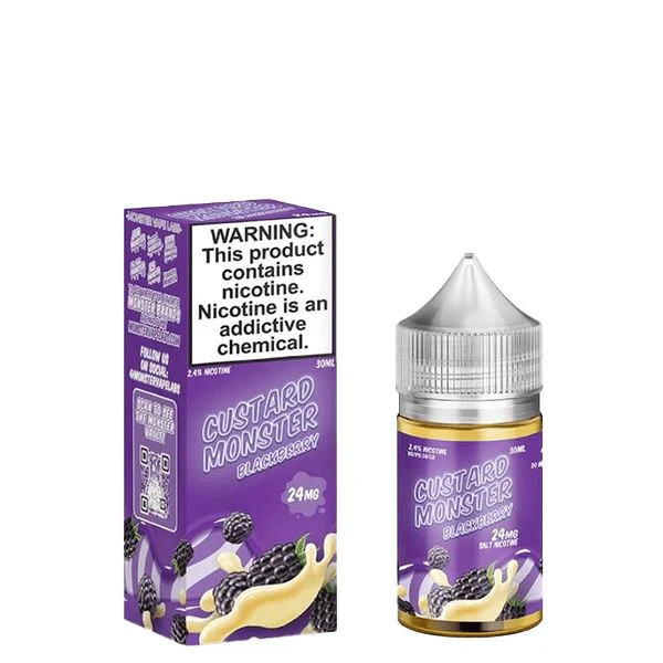 Blackberry By Custard Monster Salts 30mL