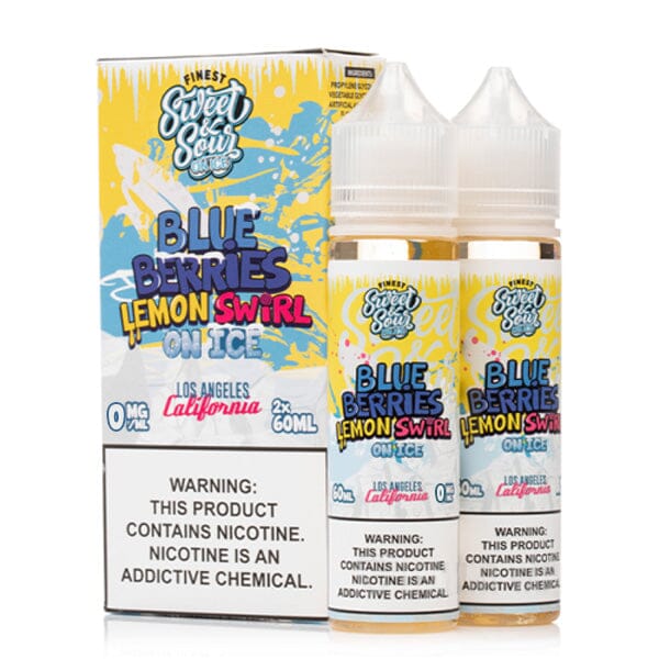Blue Berries Lemon Swirl On Ice by Finest Sweet & Sour 120ML