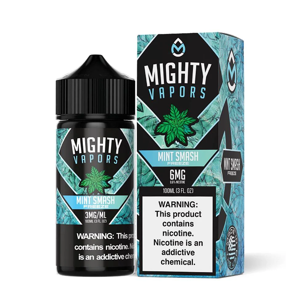 Mint Smash Freeze by Mighty Vapors E-Juice 100mL (Freebase)