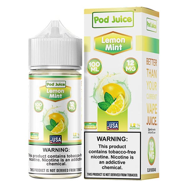Lemon Mint by Pod Juice TFN Hyde Series E-Liquid 100mL (Freebase)