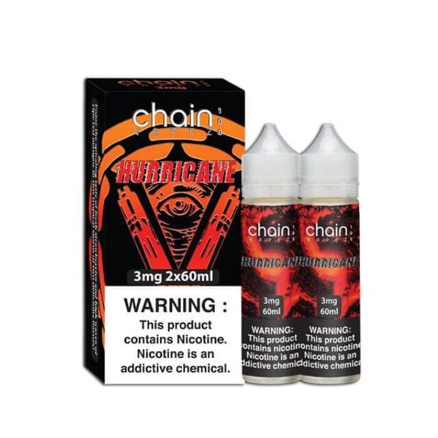 Hurricane by Chain Vapez Series E-Liquid 120mL (Freebase) | 60mL 2-Pack