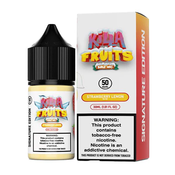 Strawberry Lemon on Ice by Killa Fruits Signature TFN Salts Series 30mL