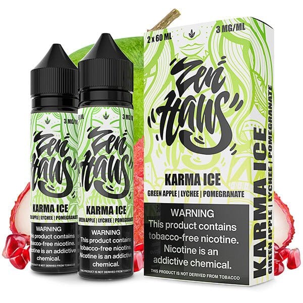 Karma Ice by Zen Haus Series E-Liquid 120mL (Freebase) | 2-Pack