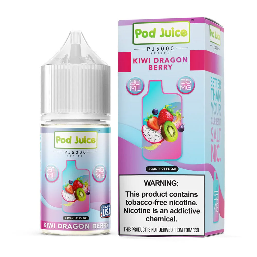 Kiwi Dragon Berry by Pod Juice TFN PJ5000 Salt Series E-Liquid 30mL (Salt Nic)