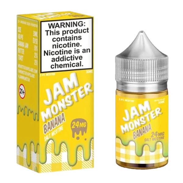Banana By Jam Monster Salts 30mL