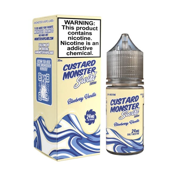 Blueberry Vanilla by Custard Swirl Monster Salt 30mL