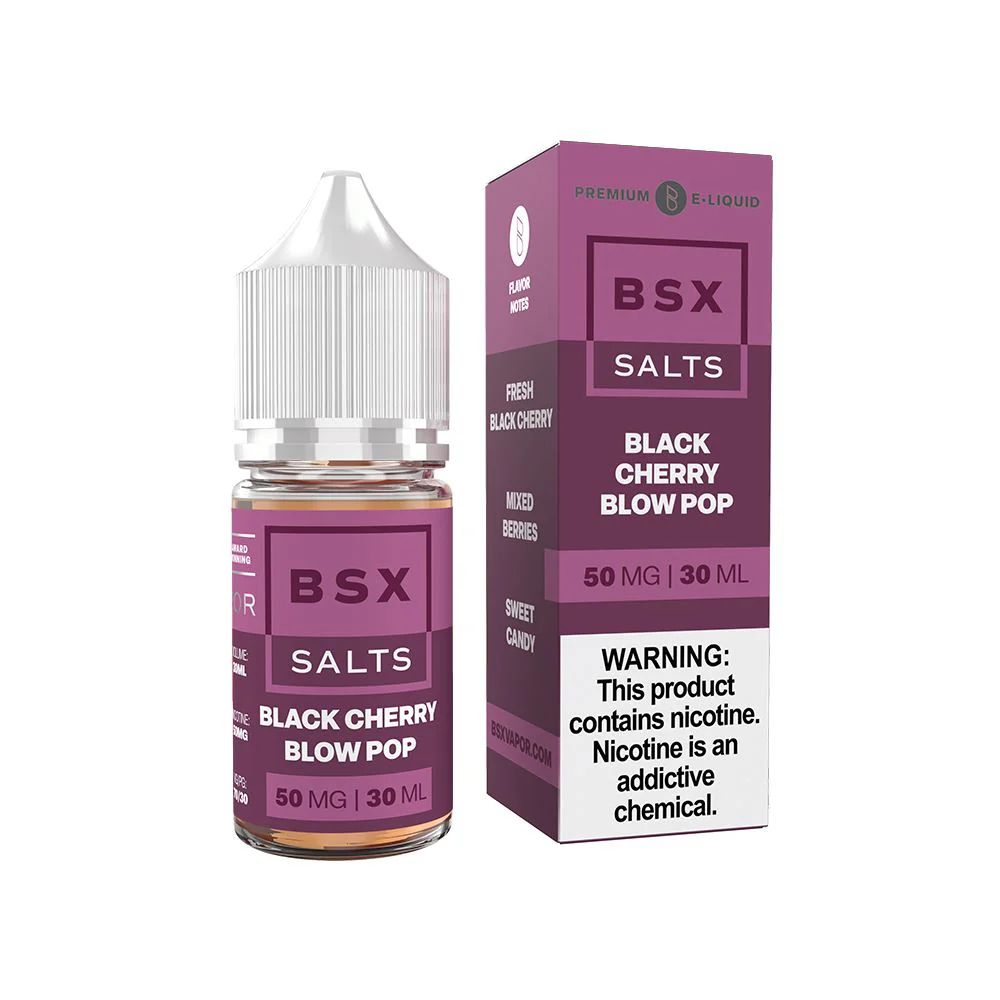 Black Cherry Blow Pop | Glas BSX TFN Salts | 30mL