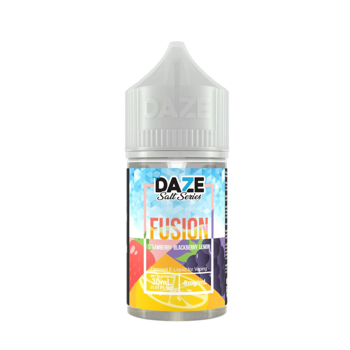 Strawberry Blackberry Lemon Iced by 7Daze Fusion Salt 30mL