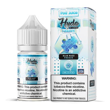 Blue Razz Freeze by Pod Juice - Hyde TFN Salts 30mL