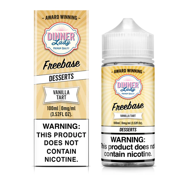 Vanilla Tart TFN Freebase E-Juice by Dinner Lady 100mL