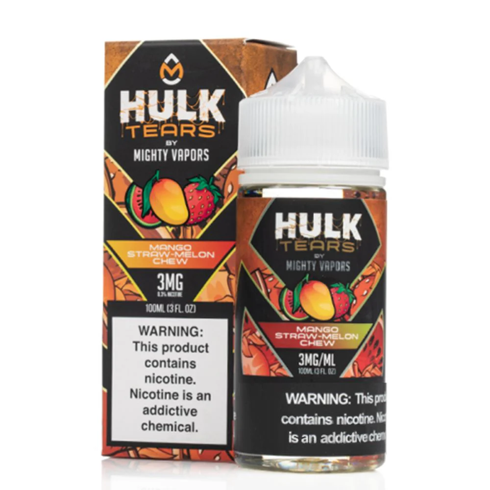 Mango Straw Melon Chew | Mighty Vapors Hulk Tears | 100mL