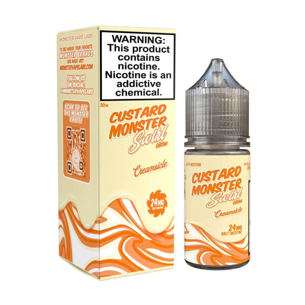 Creamsicle by Custard Swirl Monster Salt 30mL