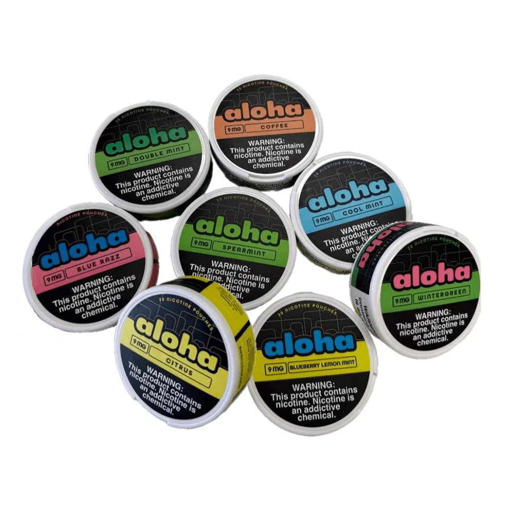 Aloha Nicotine Pouches (20pc Can)(5-Can Pack)