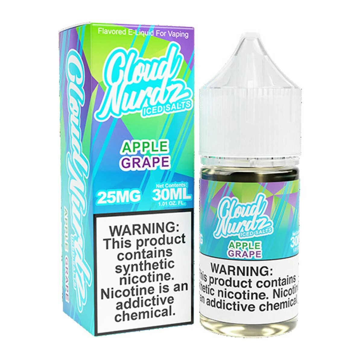 Iced Grape Apple by Cloud Nurdz TFN Salts E-Liquid 30ml