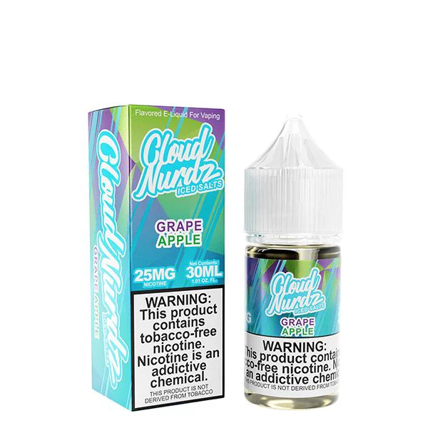 Iced Grape Apple by Cloud Nurdz TFN Salts E-Liquid 30ml