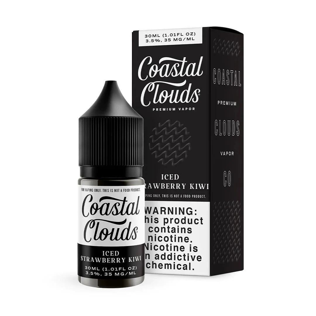 Iced Strawberry Kiwi by Coastal Clouds Salt TFN E- Liquid