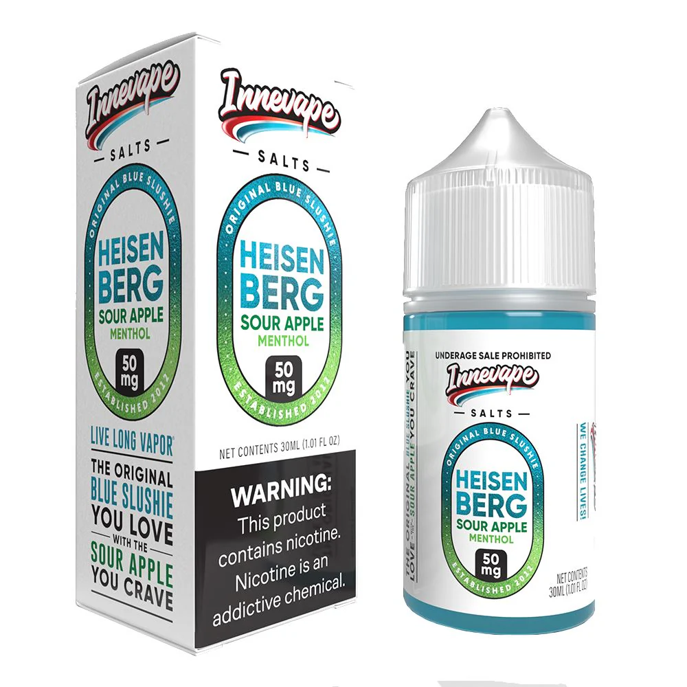 Heisenberg Sour Apple Menthol Innevape Salts 30mL