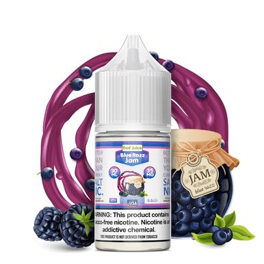 Blue Razz Jam by Pod Juice Salts Series 30ml