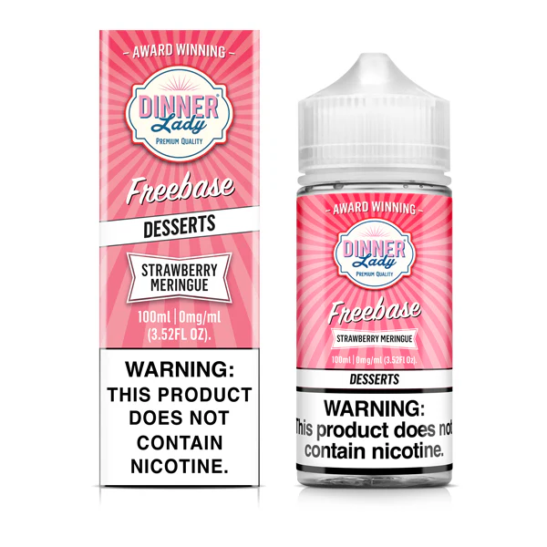 Strawberry Meringue TFN Freebase E-Juice by Dinner Lady 100mL