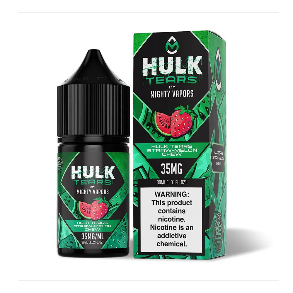 Hulk Tears Straw-Melon Chew | Mighty Vapors Hulk Tears Salts | 30mL