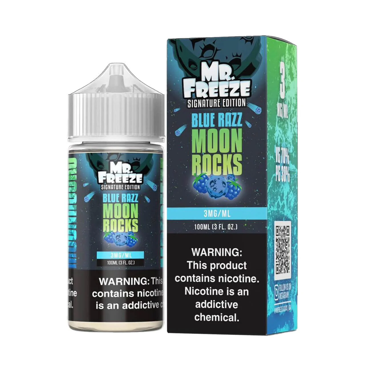 Blue Razz MoonRocks by Mr. Freeze TFN Series 100mL