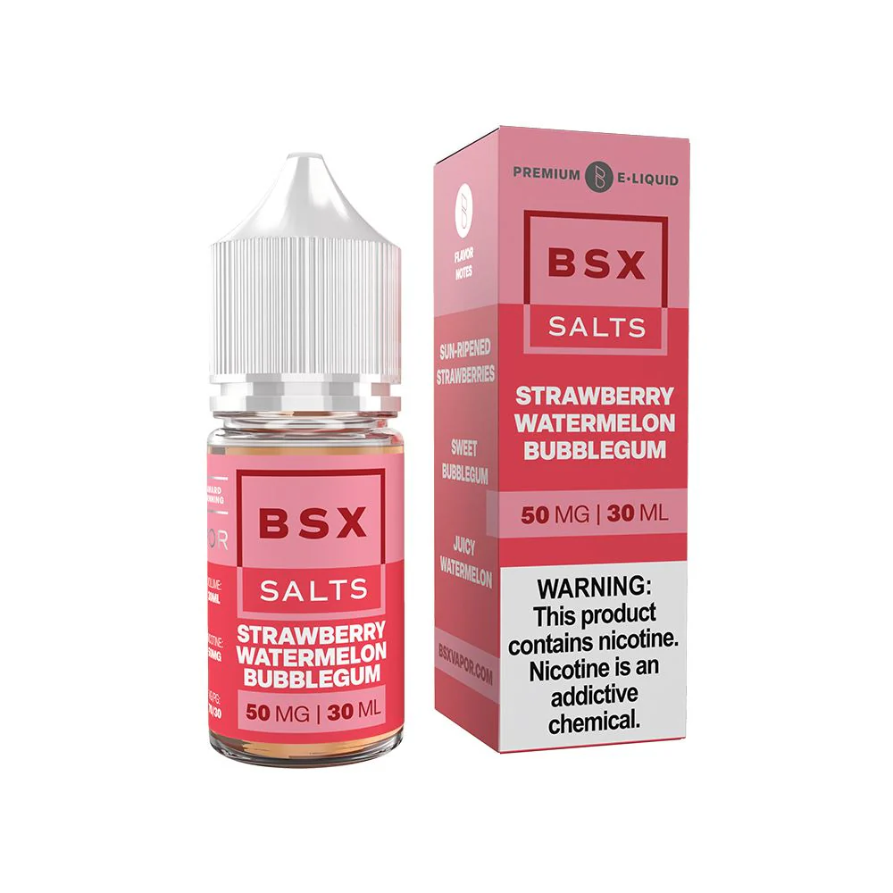 Strawberry Watermelon Bubblegum | Glas BSX TFN Salts | 30mL