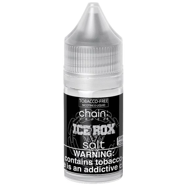 Ice Box by Chain Vapez Salt Series E-Liquid 30mL (Salt Nic)