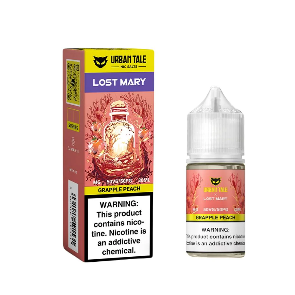 Grapple Peach | Urban Tale Lost Mary Salts | 30mL