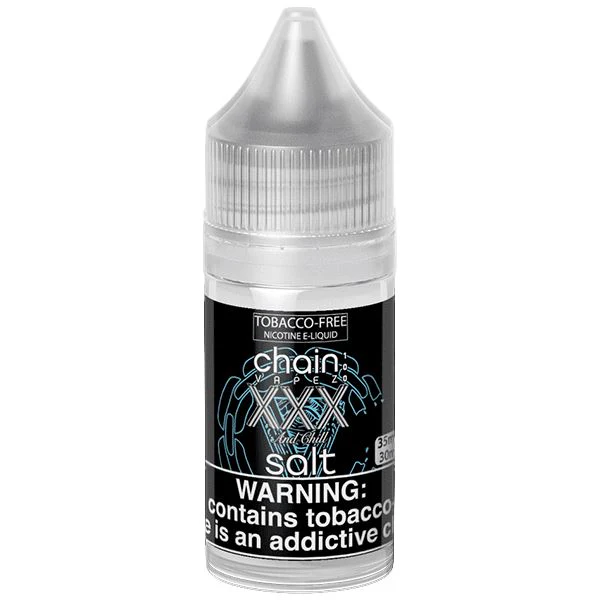 XXX and Chill by Chain Vapez Salt Series E-Liquid 30mL (Salt Nic)